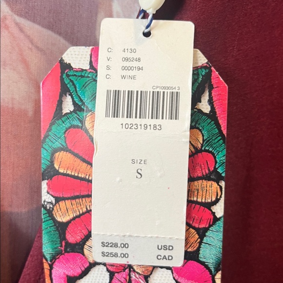 Farm Rio x Anthropologie Printed Mini Dress NWT - Picture 5 of 8